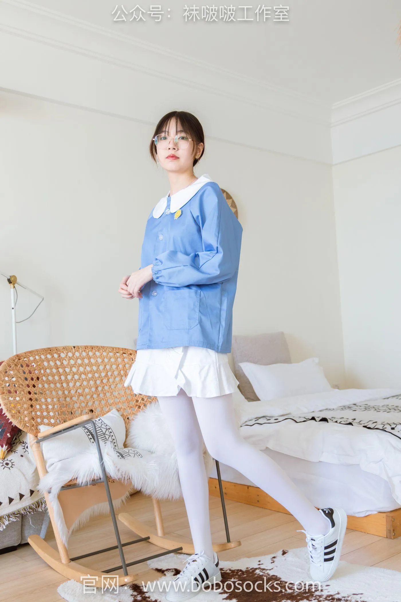[BoBoSocks袜啵啵]NO.093 小甜豆-贝壳头、厚白丝 [132P]插图5